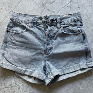 High rise mom shorts